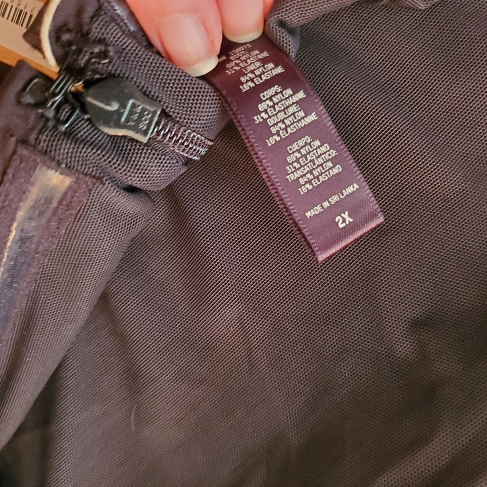 SKIMS ALL-IN-ONE STRAPLESS ONESIE  BLACK 2X NWT - Picture 6 of 7